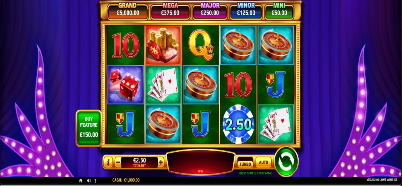 Vegas No Limit Wins SE